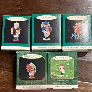 Hallmark Keepsake Nutcracker Guild Ornaments Set